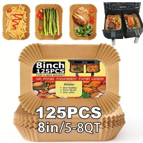 125 Pieces Of Air Fryer Baking Paper (Option: Style3)